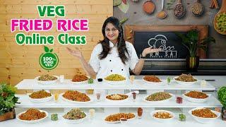 Veg Fried Rice Online Cooking Class | TO BUY ️ 8551 8551 04 | 8551 8551 03 By Om Sai Cooking Class