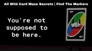 All Wild Card Maze Secrets | Find The Markers