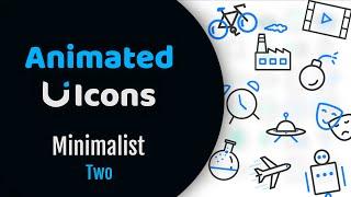 Animated Icons - Minimalist Two - UI Icons Pack for DoozyUI - Unity