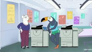 Tuca and Bertie - Tuca kisses Kara