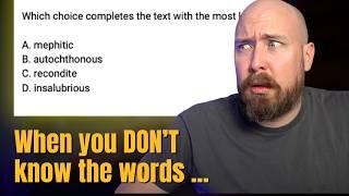 DO THIS with Unfamiliar Words on the SAT