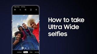 Galaxy A80: How to take Ultra Wide selfies | Samsung