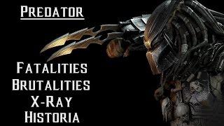 Predator - Mortal Kombat X - Fatalities - Brutalities - X-Ray - Historia