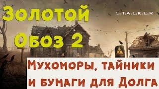 S.T.A.L.K.E.R - Золотой Обоз 2 - Мухоморы, тайник для Долговца и просто хабар  2 серия