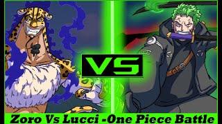 ZORO VS LUCCI- EPIC ONE PIECE FAN ANIMATION [4K]