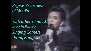 Regine Velasquez-1989 Asia Pacific Singing Contest (5 finalist/Awardings)