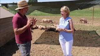 Martina Fehlner im Gespräch mit Martin Eck, Bioland-Landwirt aus Mainbullau