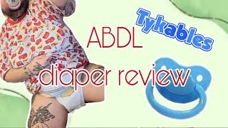 Tykables Camelots ABDL diaper review - DDLG Littlespace