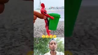  newSpiderman️#spiderman is making#funny a mess#760 Marvel#650 Toys#trending #shorts #video