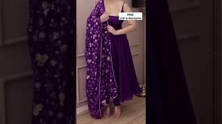 Stylish Party Wear Gown with Dupatta | Perfect Festive Outfit Ideas #Shorts