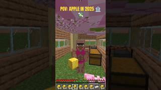 POV APPLE IN 2025   #love #music  #entertainment #minecraft #apple #shorts #FYP #minemen #hypixel