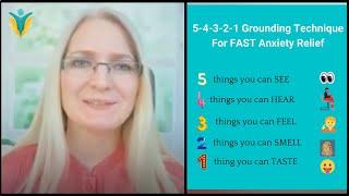 5-4-3-2-1 Grounding/Coping Technique for FAST Anxiety Relief.