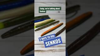 3 Ways to Rig a Senko #bass #fishing #yamamoto #spring