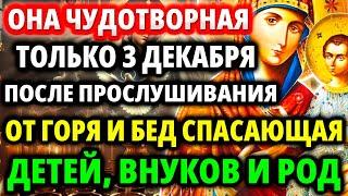 ТОЛЬКО 23 ноября ОНА СПАСЕТ ТВОИХ ДЕТЕЙ И РОД от горя и бед! Акафист Богородице Избавительница