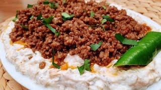 Yummy Recipe, Famous Turkish Kebab Recipe Alinazik kebab , Dinner Meal  Recipe