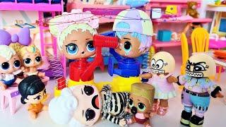 THE VILLAIN WAS CAUGHT! KIDS LOL SURPRISE IN KINDERGARTEN!Cartoons funny dolls Darinelka