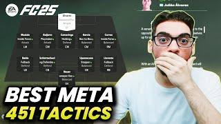 BEST META 451 FORMATION AND CUSTOM TACTICS IN FC 25 ULTIMATE TEAM