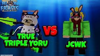 True Triple Yoru VS JCWK (Ft GamerGod_VN) - Blox Fruits (Update 14) [Roblox]