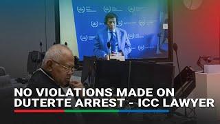 ICC-accredited lawyer on surrendering Duterte to ICC: 'Wala namang na-violate' | ABS-CBN News
