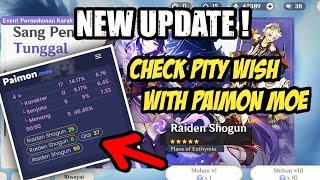 HOW TO CHECK PITY WISH GENSHIN IMPACT WITH PAIMON MOE | GENSHIN IMPACT 4.3