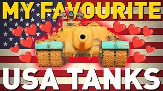 My TOP TANKS of the USA in World of Tanks!