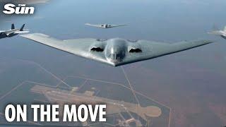 US deploys bunker-buster bomb carrying B-2 planes to new military base as Iran tensions grow
