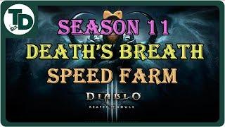 D3 Necromancer Season 11 Death's Breath Farming | Fun build to easily get DB as Necro