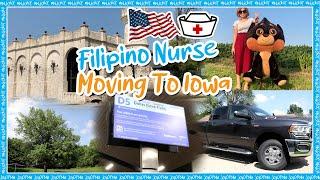 FILIPINO NURSE in AMERICA MOVING TO IOWA FOR DEPLOYMENT JoyOfMia