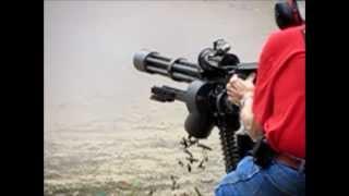 Minigun Firing in Slow Motion (Knob Creek 2012)