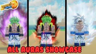 DRAGON SOULS ALL AURAS SHOWCASE #roblox