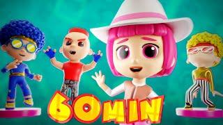 Trendy Lya-Lya and Trendy Cha-Cha, Chicky & Boom-Boom | Mega Compilation | D Billions Kids Songs