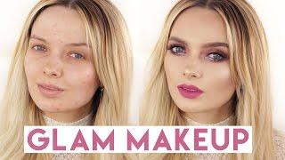 Acne Coverage GLAM Makeup Tutorial  // MyPaleSkin