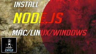 Installing Node.js on Linux, Ubuntu, Mac or Windows