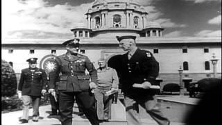 Career of Air Force General Henry (Hap) Arnold. The world War II years. HD Stock Footage