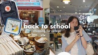 BACK TO SCHOOL PREP FOR COLLEGE  apartment shopping + haul, new supplies, friends, bday celebration