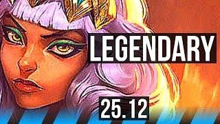 QIYANA vs AURORA (MID) | 7 solo kills, Legendary, 23/5/5, 42k DMG | EUW Diamond | 25.12