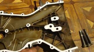 Установка крышки цепи ГРМ Форд, Ниссан, Тойота и другие! Installing the timing chain cover for Ford