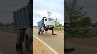 Ashok leyland 4825.TN dumper 16wheeler Truck #sujal13 #automobile #aivideo #ai #aiediting