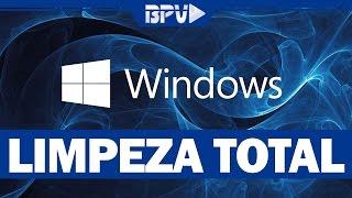 Como fazer uma LIMPEZA COMPLETA no Windows (Sem usar Programas)