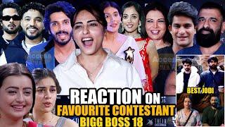 Celebrities React On Thier Favourite Contestants Of Bigg Boss 18 | Vivian,Avinash,Eisha,Rajat,Chahat