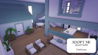 Beach House Tree House Speed Build - Adopt Me