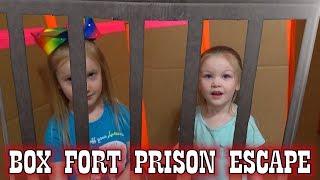 Box Fort Prison Escape Room! Breaking Out of Maximum Security!!! Controlled by Alexa