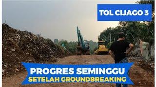 Seminggu Setelah Groundbreaking, Exit Tol Kukusan Dari Cinere Mulai Tampak