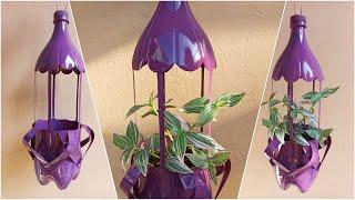 CREATIVE WAY ON HOW TO MAKE HANGING POT FROM PLASTIC BOTTLE