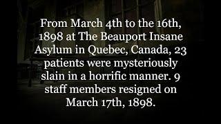 The Beauport Slayings of 1898. Scary/Horror Stories.