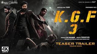 K.G.F : Chapter 3 - Hindi Trailer | Rocking Star Yash, Raveena Tandon | Prashant Neel | Hombale Film