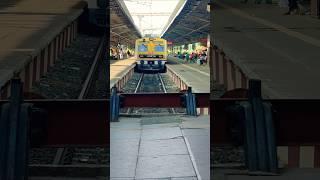  Beautiful arriving ICF EMU Train  #shorts #short #trending #indianrailways