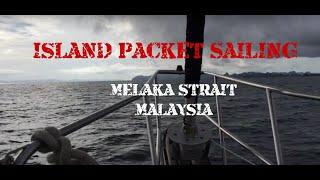 Island Packet 40 Sailing Melaka Strait from Phuket to Singapore