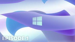 Windows 10X Concept Wallpaper [SPEEDRUN] | Makeit Episode 1