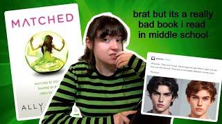 Re-reading the worst books I had to read in middle school | EP. 1: “Matched”